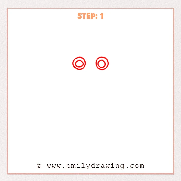 how to draw a huggy wuggy - Step 1